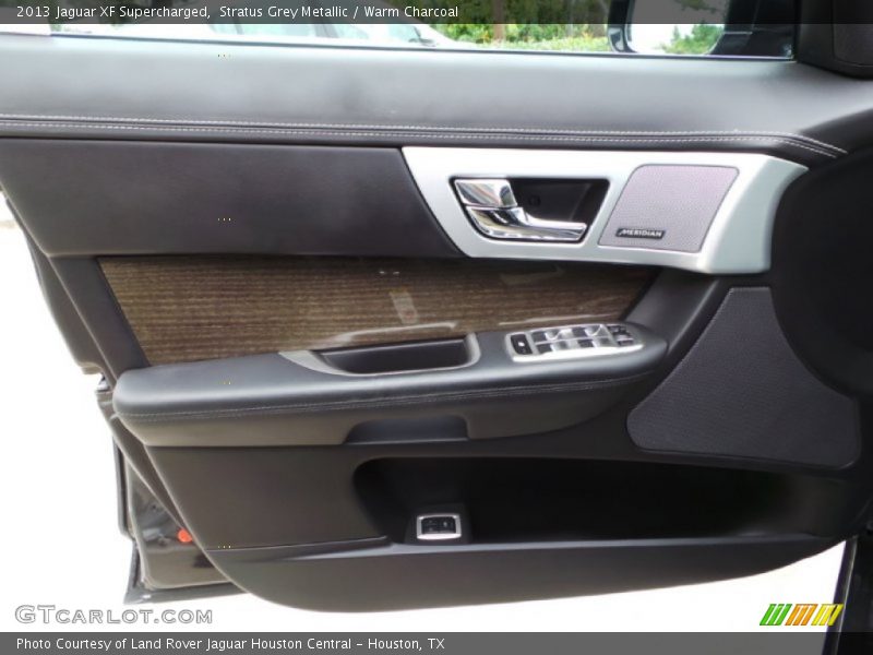 Stratus Grey Metallic / Warm Charcoal 2013 Jaguar XF Supercharged
