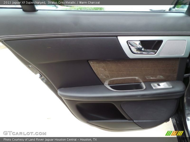 Stratus Grey Metallic / Warm Charcoal 2013 Jaguar XF Supercharged