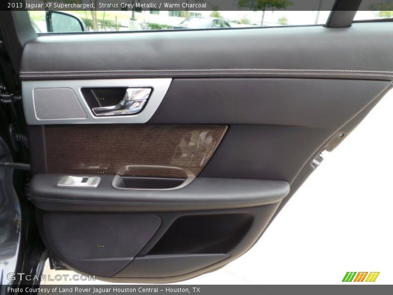 Stratus Grey Metallic / Warm Charcoal 2013 Jaguar XF Supercharged