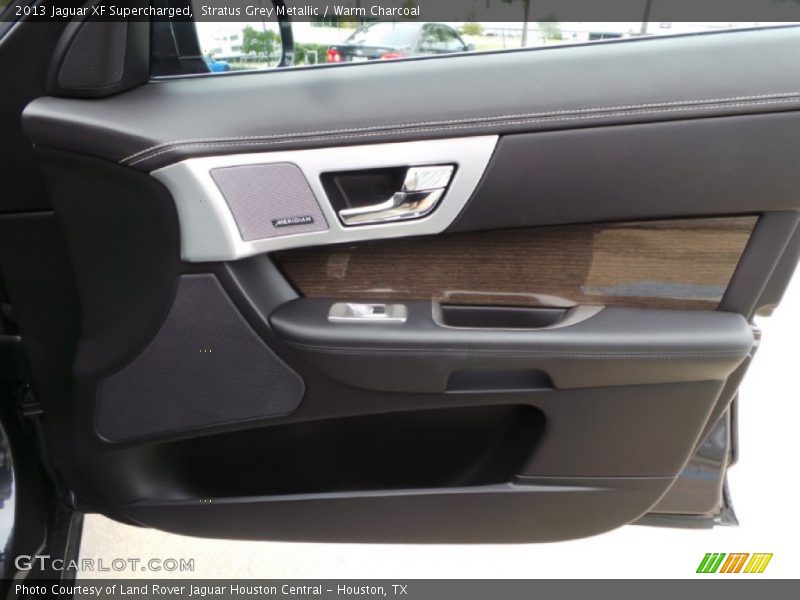 Stratus Grey Metallic / Warm Charcoal 2013 Jaguar XF Supercharged
