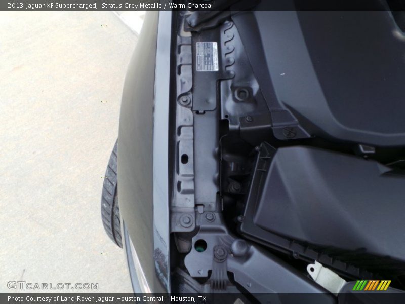 Stratus Grey Metallic / Warm Charcoal 2013 Jaguar XF Supercharged