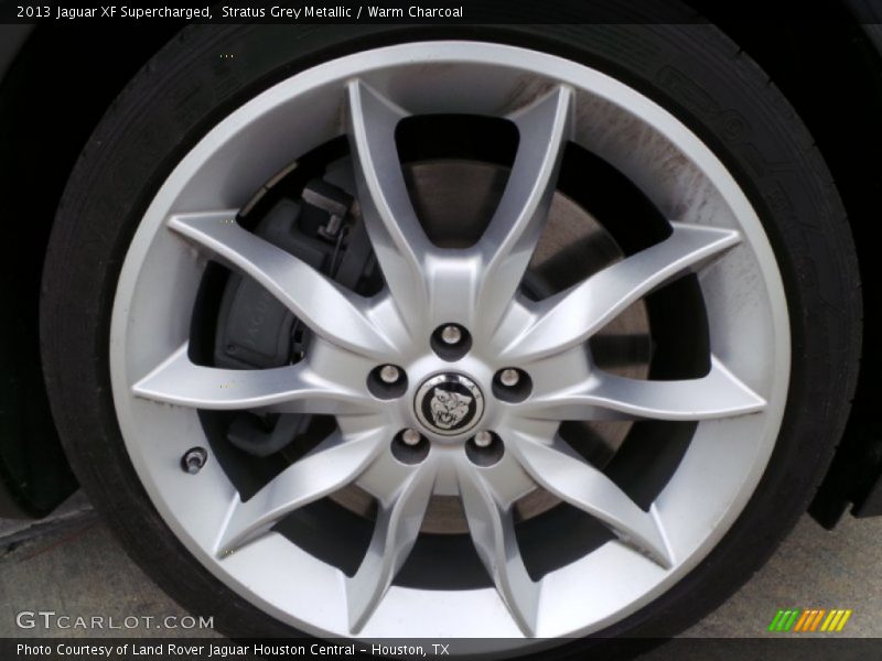 Stratus Grey Metallic / Warm Charcoal 2013 Jaguar XF Supercharged