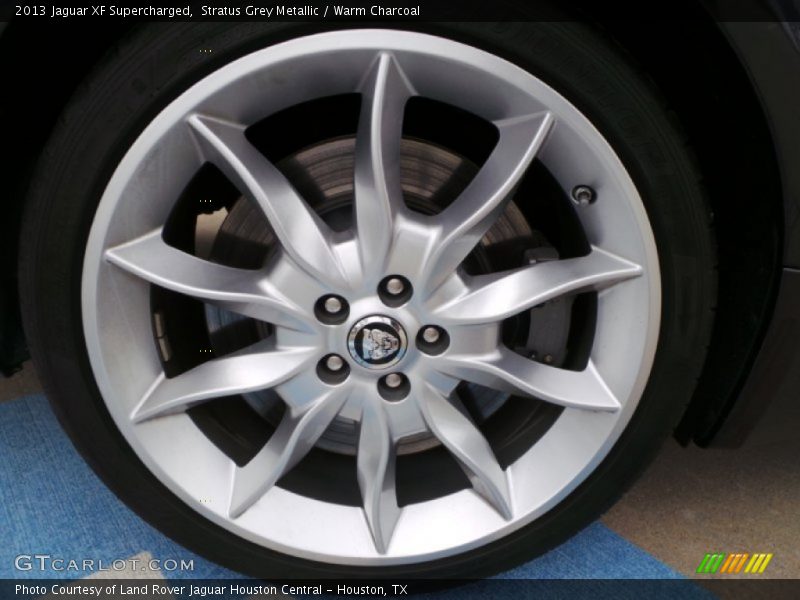 Stratus Grey Metallic / Warm Charcoal 2013 Jaguar XF Supercharged
