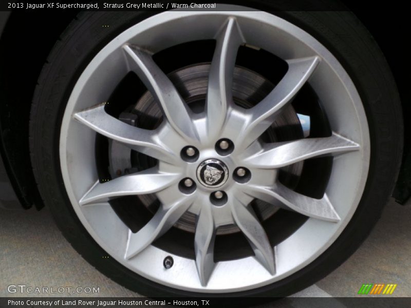 Stratus Grey Metallic / Warm Charcoal 2013 Jaguar XF Supercharged