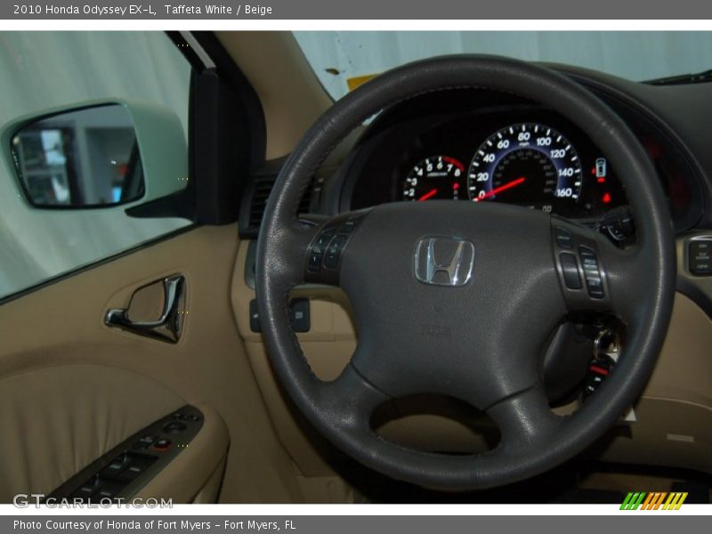 Taffeta White / Beige 2010 Honda Odyssey EX-L