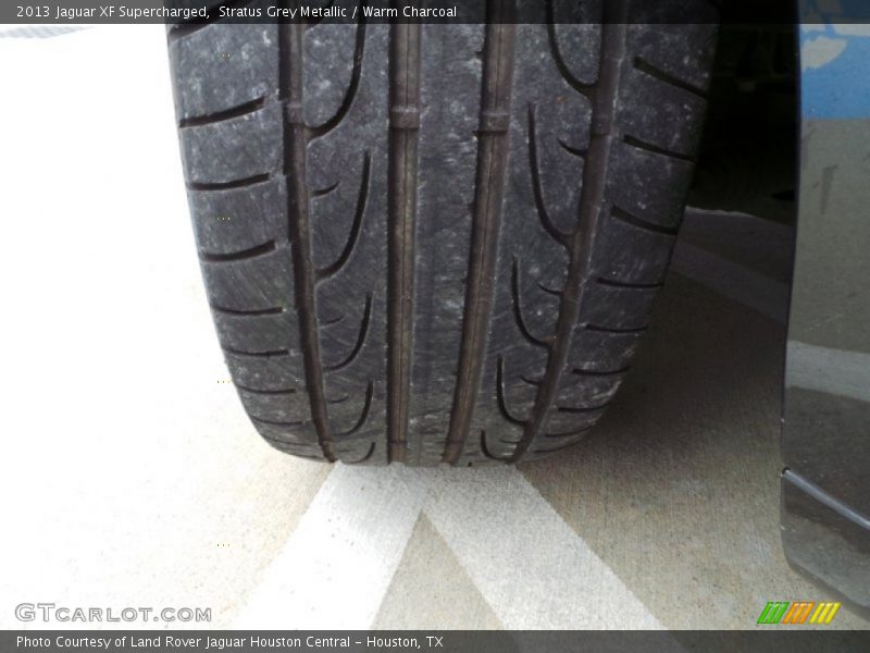 Stratus Grey Metallic / Warm Charcoal 2013 Jaguar XF Supercharged