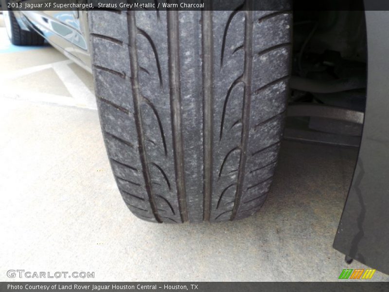 Stratus Grey Metallic / Warm Charcoal 2013 Jaguar XF Supercharged