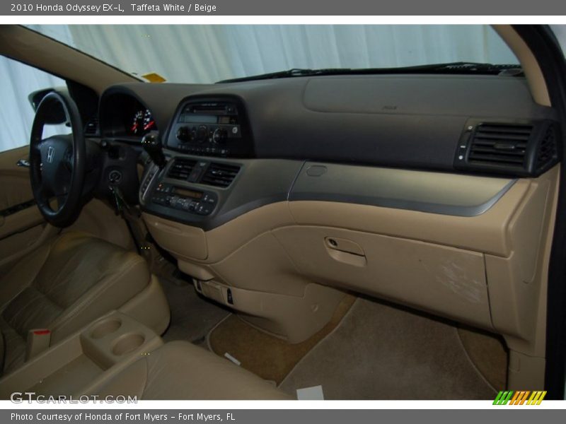 Taffeta White / Beige 2010 Honda Odyssey EX-L