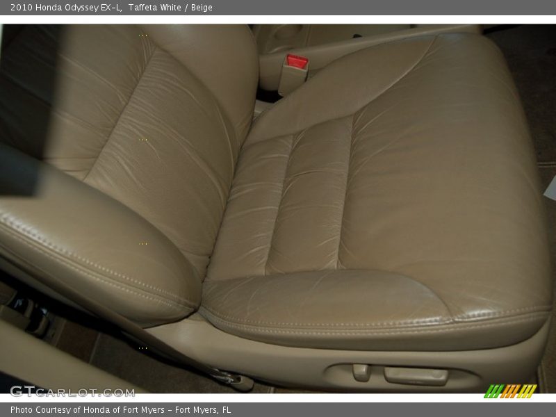 Taffeta White / Beige 2010 Honda Odyssey EX-L