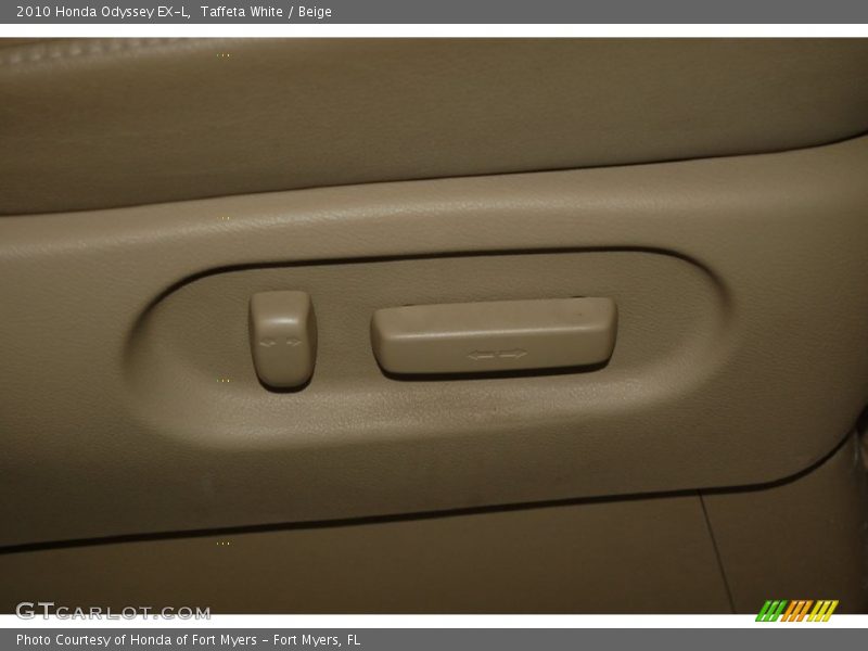 Taffeta White / Beige 2010 Honda Odyssey EX-L