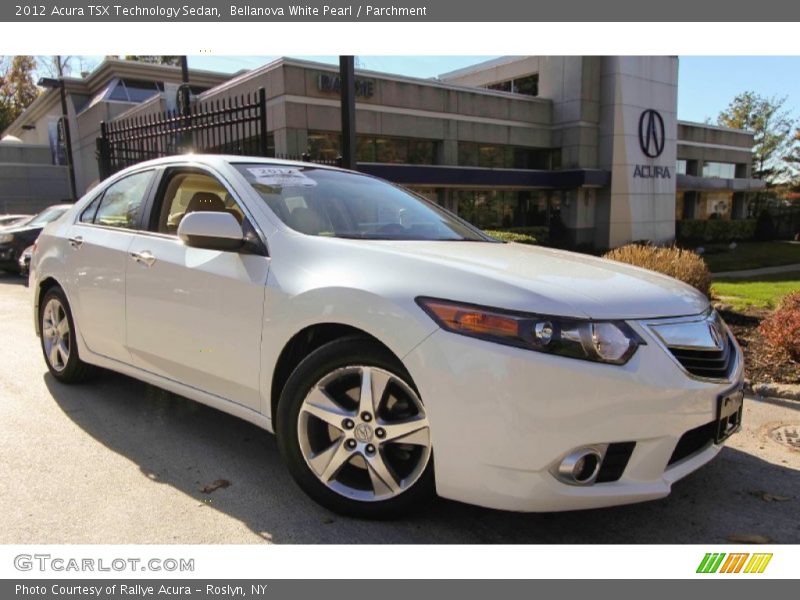 Bellanova White Pearl / Parchment 2012 Acura TSX Technology Sedan