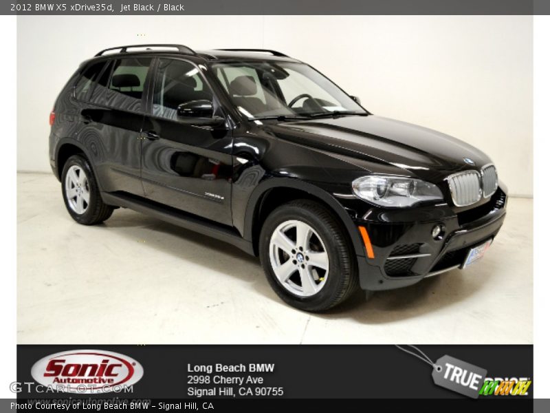 Jet Black / Black 2012 BMW X5 xDrive35d