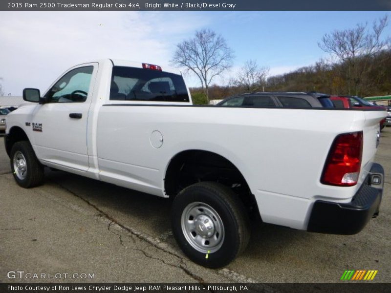 Bright White / Black/Diesel Gray 2015 Ram 2500 Tradesman Regular Cab 4x4