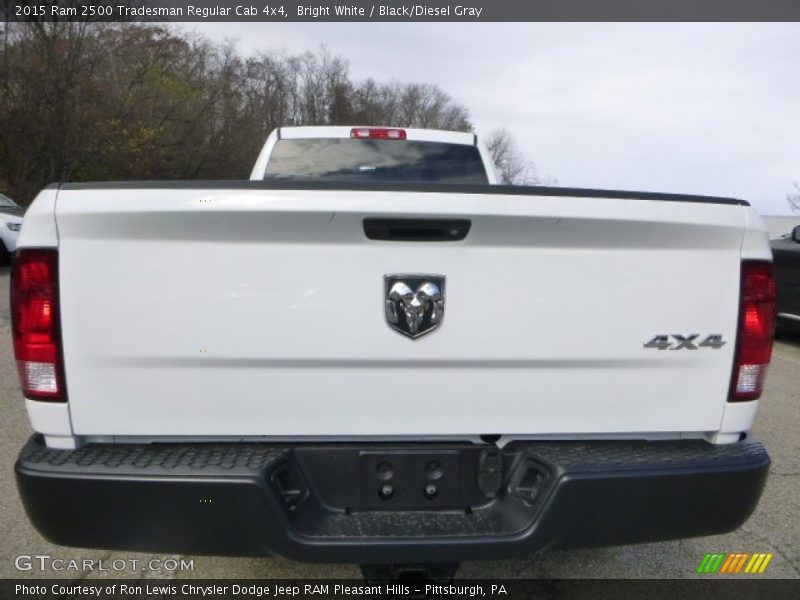 Bright White / Black/Diesel Gray 2015 Ram 2500 Tradesman Regular Cab 4x4