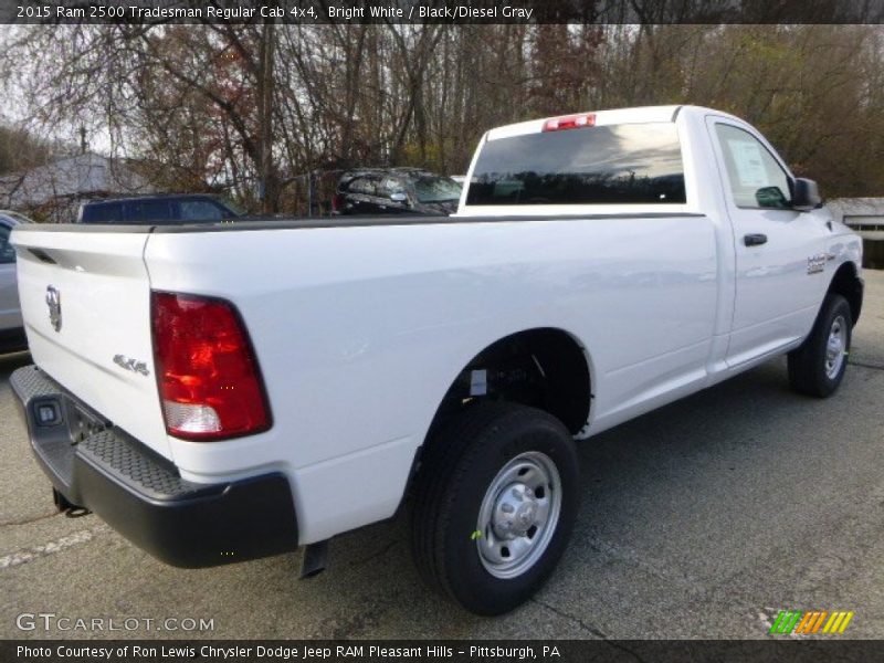 Bright White / Black/Diesel Gray 2015 Ram 2500 Tradesman Regular Cab 4x4
