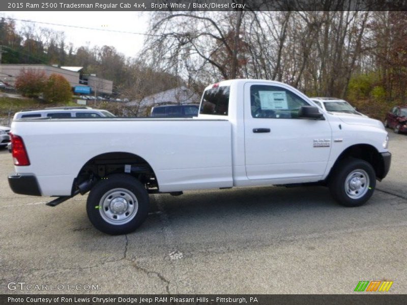Bright White / Black/Diesel Gray 2015 Ram 2500 Tradesman Regular Cab 4x4