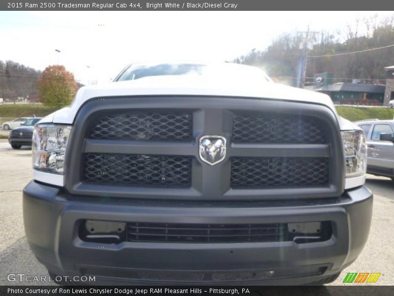 Bright White / Black/Diesel Gray 2015 Ram 2500 Tradesman Regular Cab 4x4