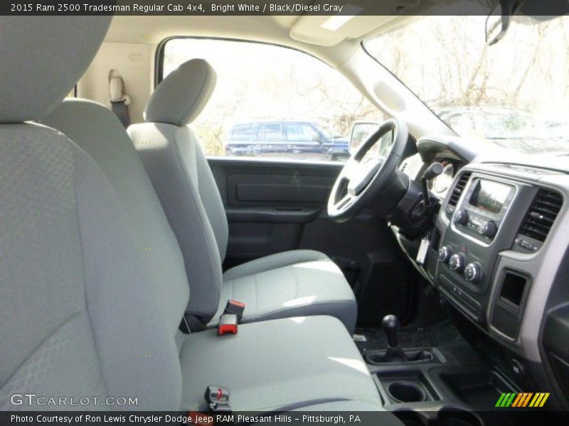 Bright White / Black/Diesel Gray 2015 Ram 2500 Tradesman Regular Cab 4x4