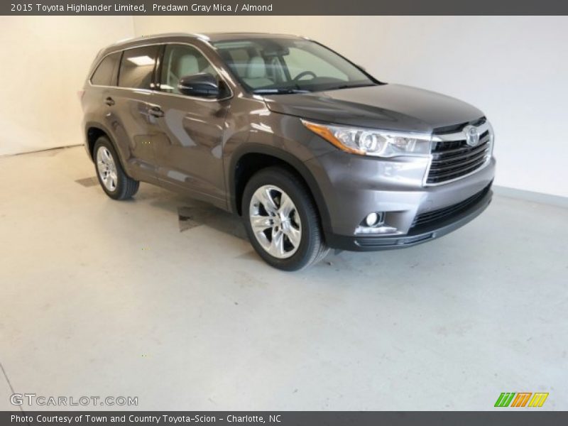 Predawn Gray Mica / Almond 2015 Toyota Highlander Limited