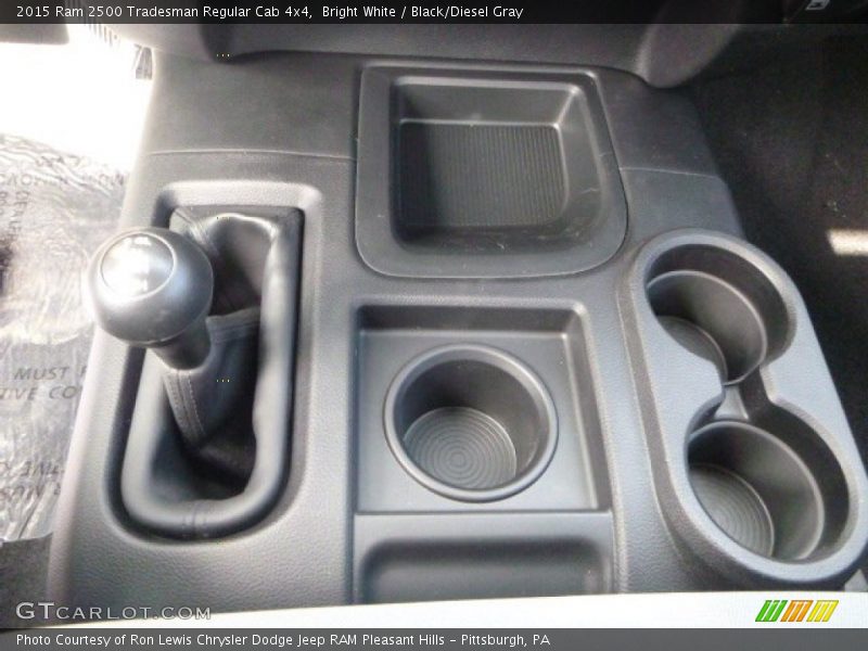 Bright White / Black/Diesel Gray 2015 Ram 2500 Tradesman Regular Cab 4x4