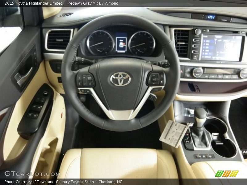 Predawn Gray Mica / Almond 2015 Toyota Highlander Limited
