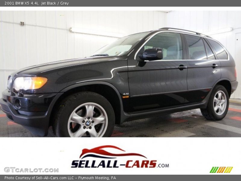Jet Black / Grey 2001 BMW X5 4.4i