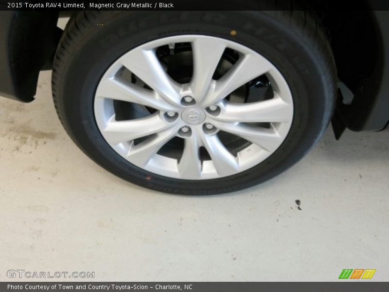 Magnetic Gray Metallic / Black 2015 Toyota RAV4 Limited