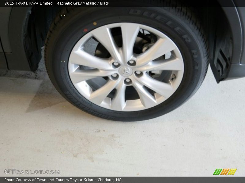Magnetic Gray Metallic / Black 2015 Toyota RAV4 Limited