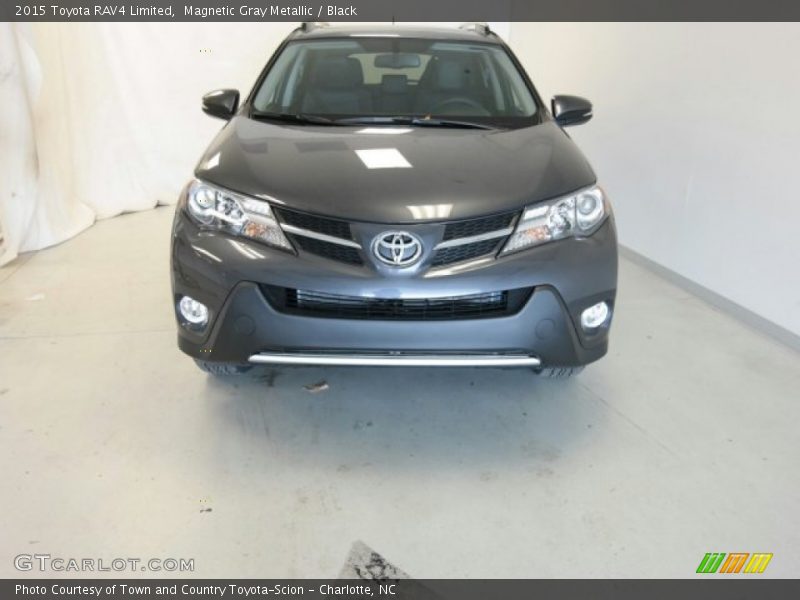 Magnetic Gray Metallic / Black 2015 Toyota RAV4 Limited
