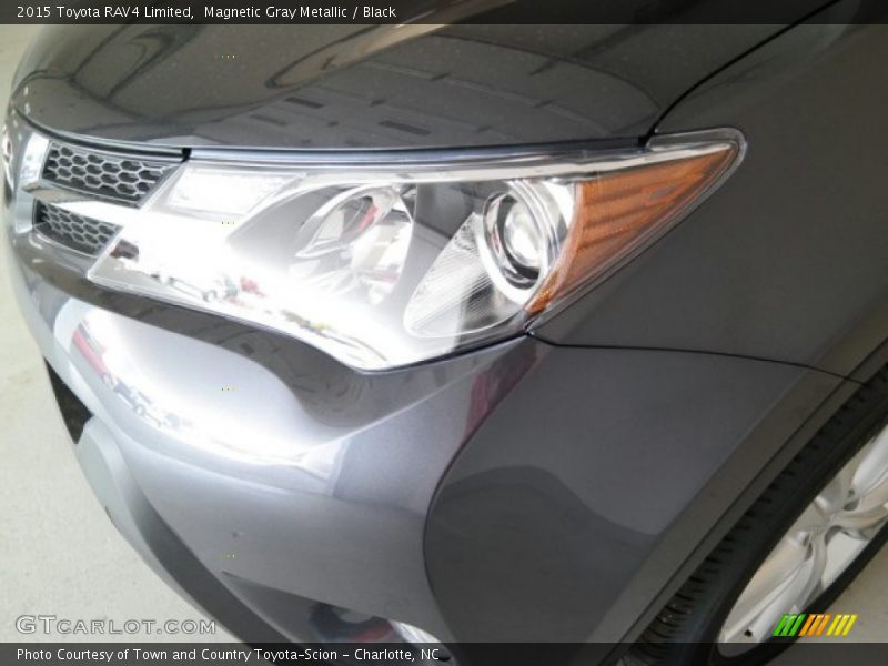 Magnetic Gray Metallic / Black 2015 Toyota RAV4 Limited