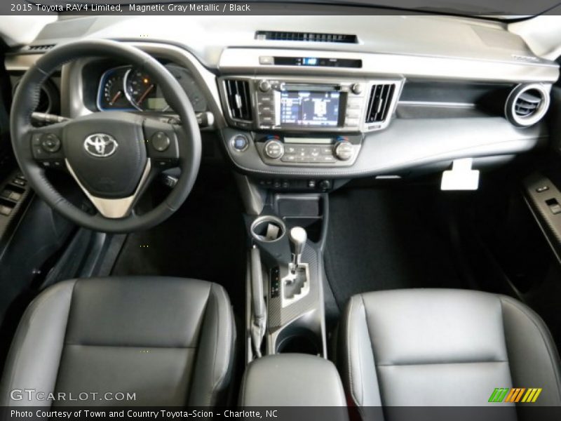 Magnetic Gray Metallic / Black 2015 Toyota RAV4 Limited