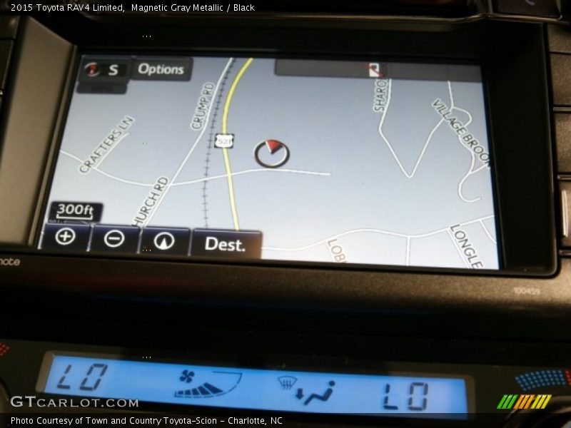 Magnetic Gray Metallic / Black 2015 Toyota RAV4 Limited