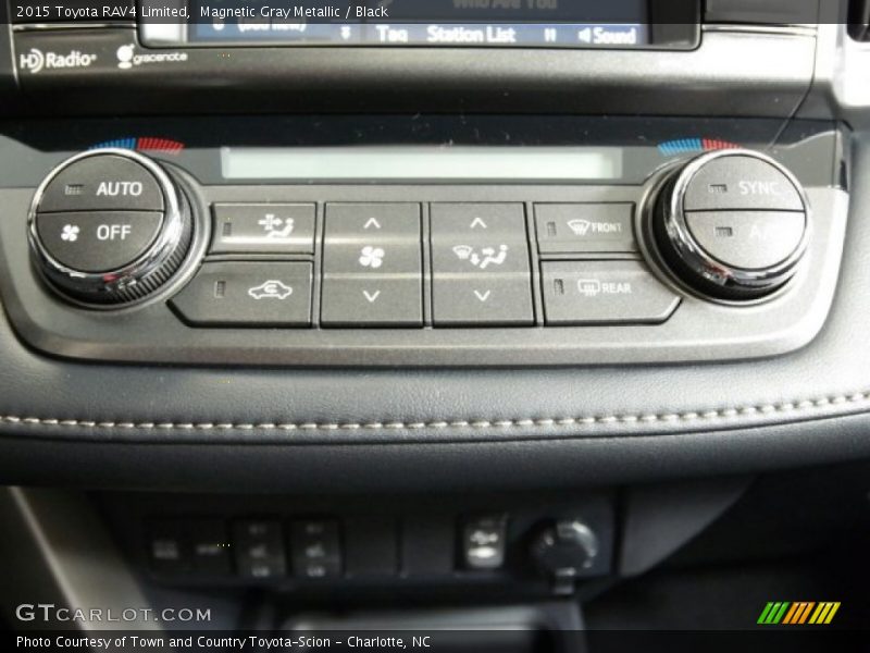 Magnetic Gray Metallic / Black 2015 Toyota RAV4 Limited
