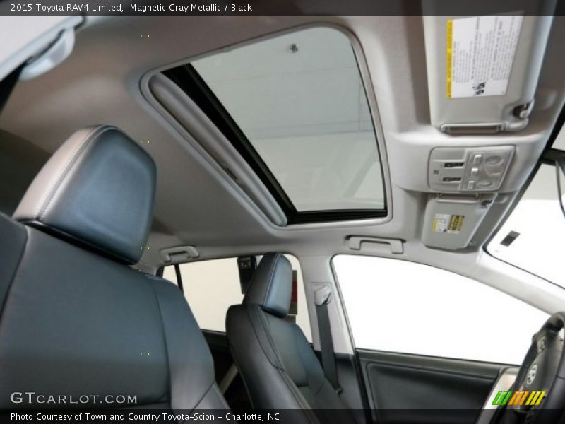 Magnetic Gray Metallic / Black 2015 Toyota RAV4 Limited
