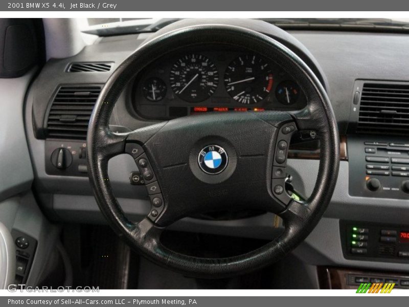 Jet Black / Grey 2001 BMW X5 4.4i