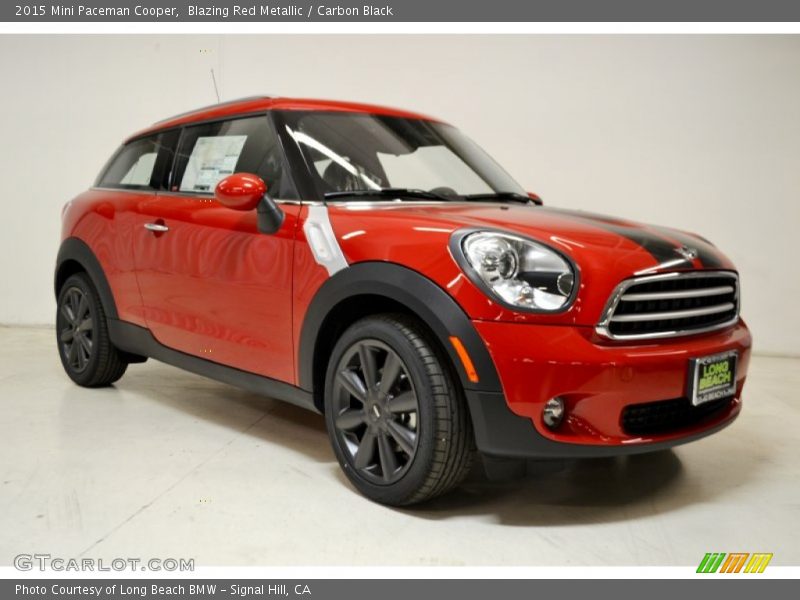 Blazing Red Metallic / Carbon Black 2015 Mini Paceman Cooper