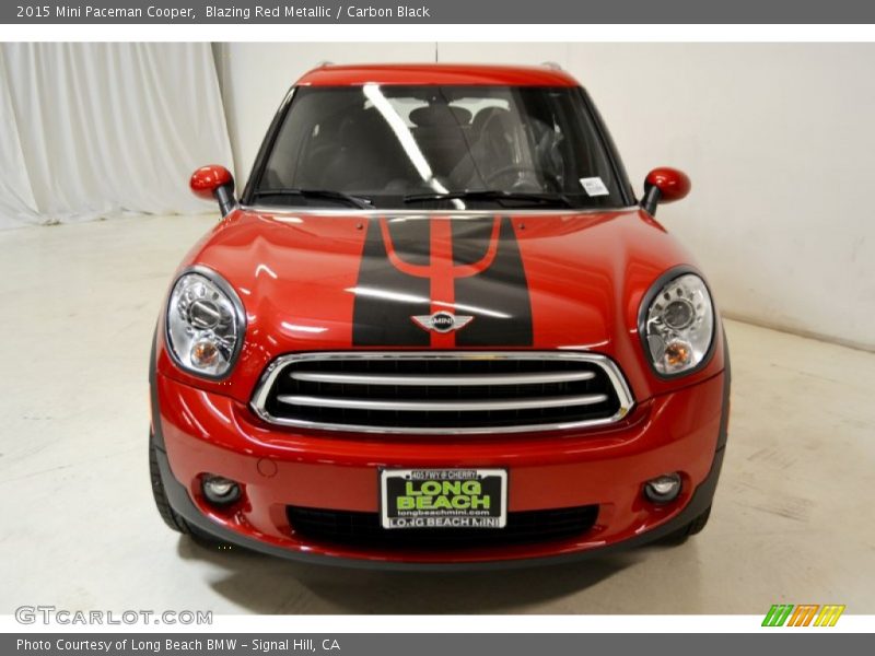 Blazing Red Metallic / Carbon Black 2015 Mini Paceman Cooper