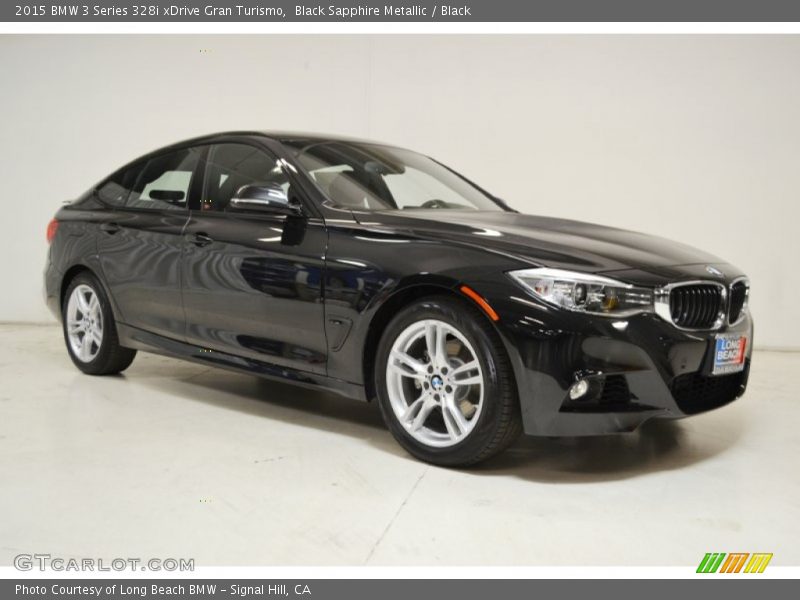 Black Sapphire Metallic / Black 2015 BMW 3 Series 328i xDrive Gran Turismo