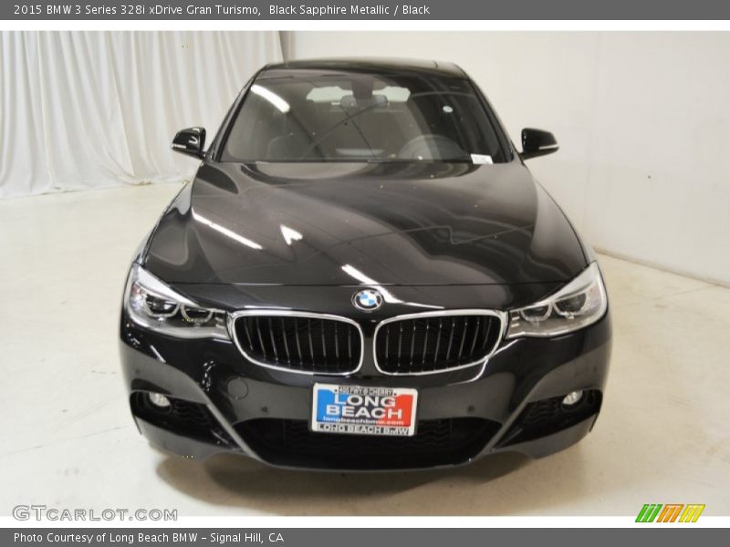 Black Sapphire Metallic / Black 2015 BMW 3 Series 328i xDrive Gran Turismo