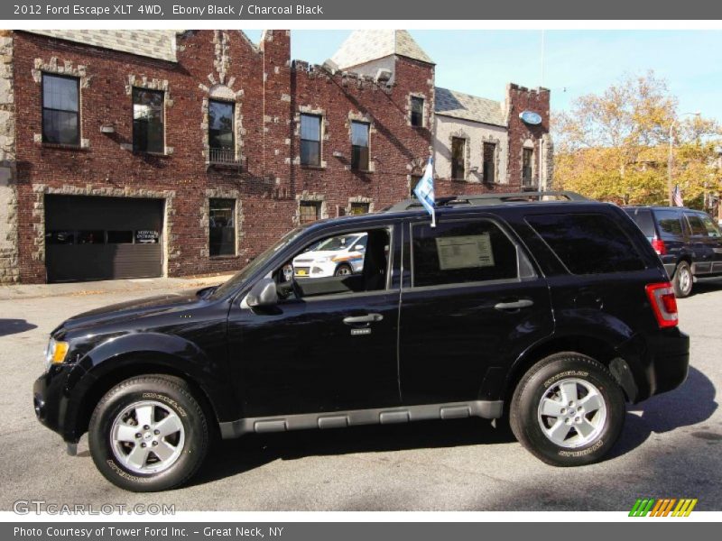 Ebony Black / Charcoal Black 2012 Ford Escape XLT 4WD