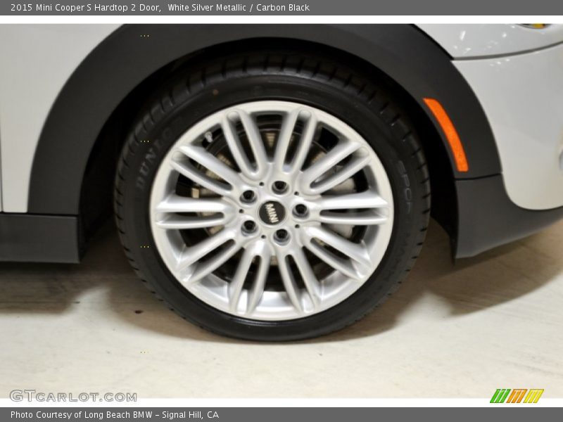 White Silver Metallic / Carbon Black 2015 Mini Cooper S Hardtop 2 Door