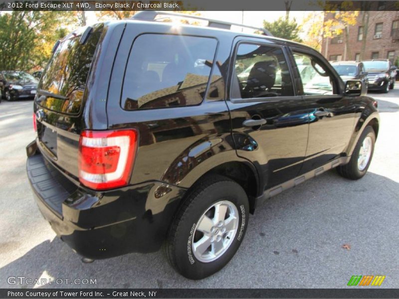 Ebony Black / Charcoal Black 2012 Ford Escape XLT 4WD