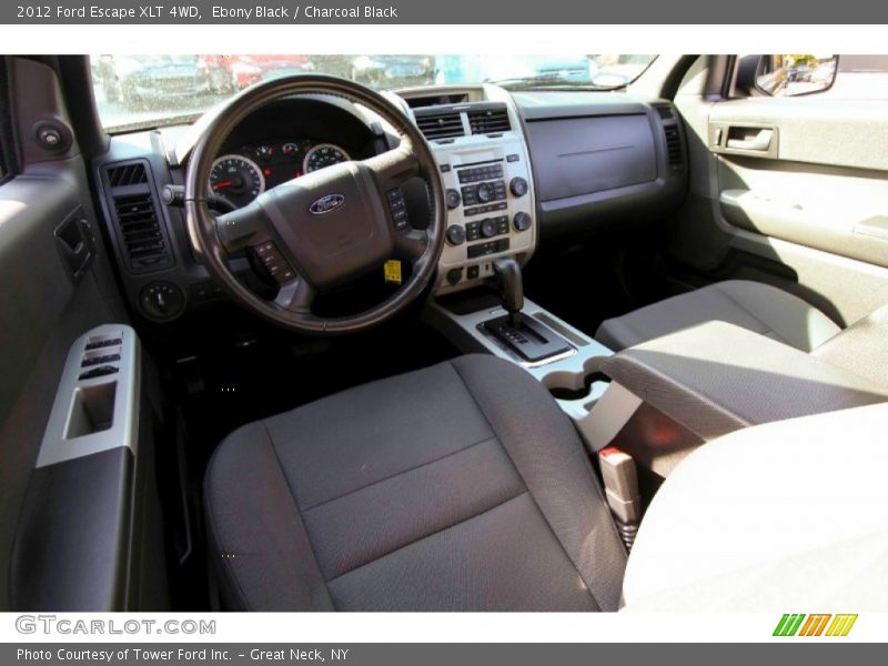 Ebony Black / Charcoal Black 2012 Ford Escape XLT 4WD