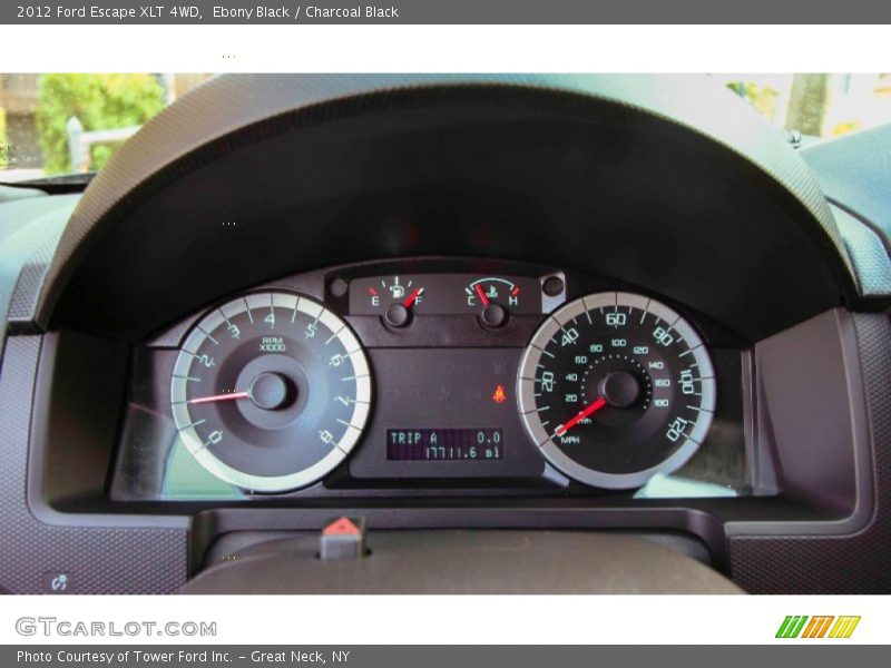 Ebony Black / Charcoal Black 2012 Ford Escape XLT 4WD