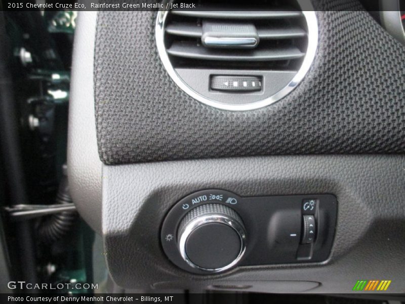 Rainforest Green Metallic / Jet Black 2015 Chevrolet Cruze Eco