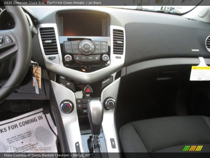Rainforest Green Metallic / Jet Black 2015 Chevrolet Cruze Eco