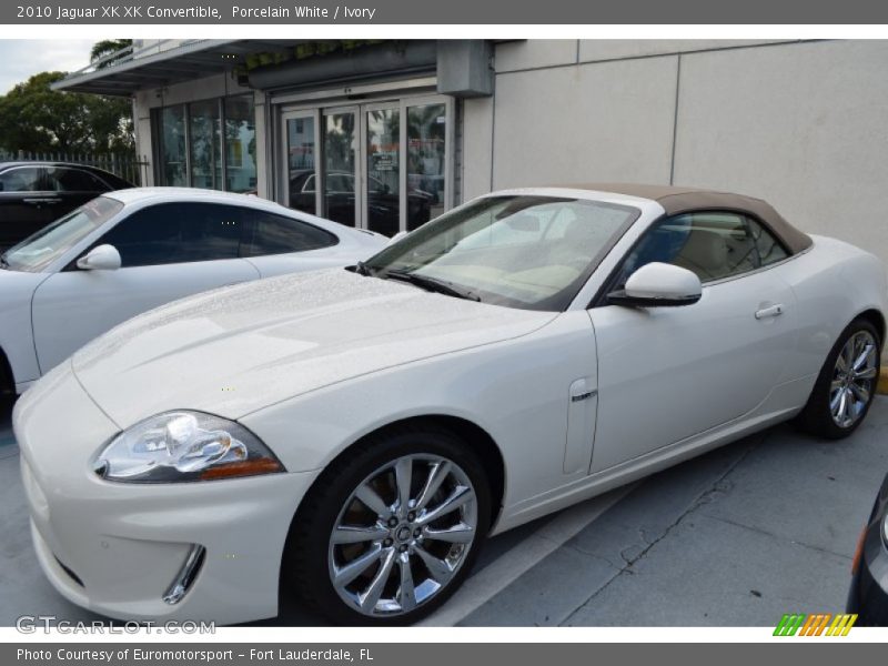 Porcelain White / Ivory 2010 Jaguar XK XK Convertible