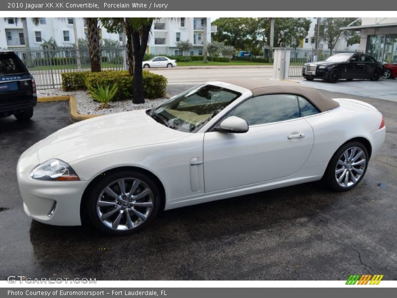 Porcelain White / Ivory 2010 Jaguar XK XK Convertible