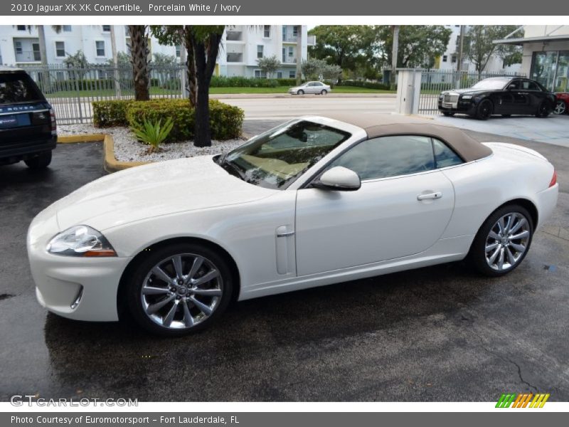 Porcelain White / Ivory 2010 Jaguar XK XK Convertible