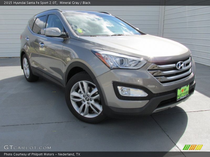 Mineral Gray / Black 2015 Hyundai Santa Fe Sport 2.0T